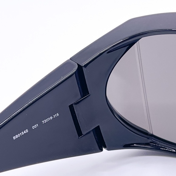 NEW BALENCIAGA BB0154S 001 UNISEX SUNGLASSES BALENCIAGA GOOGLES EYEWEAR - Picture 11 of 13